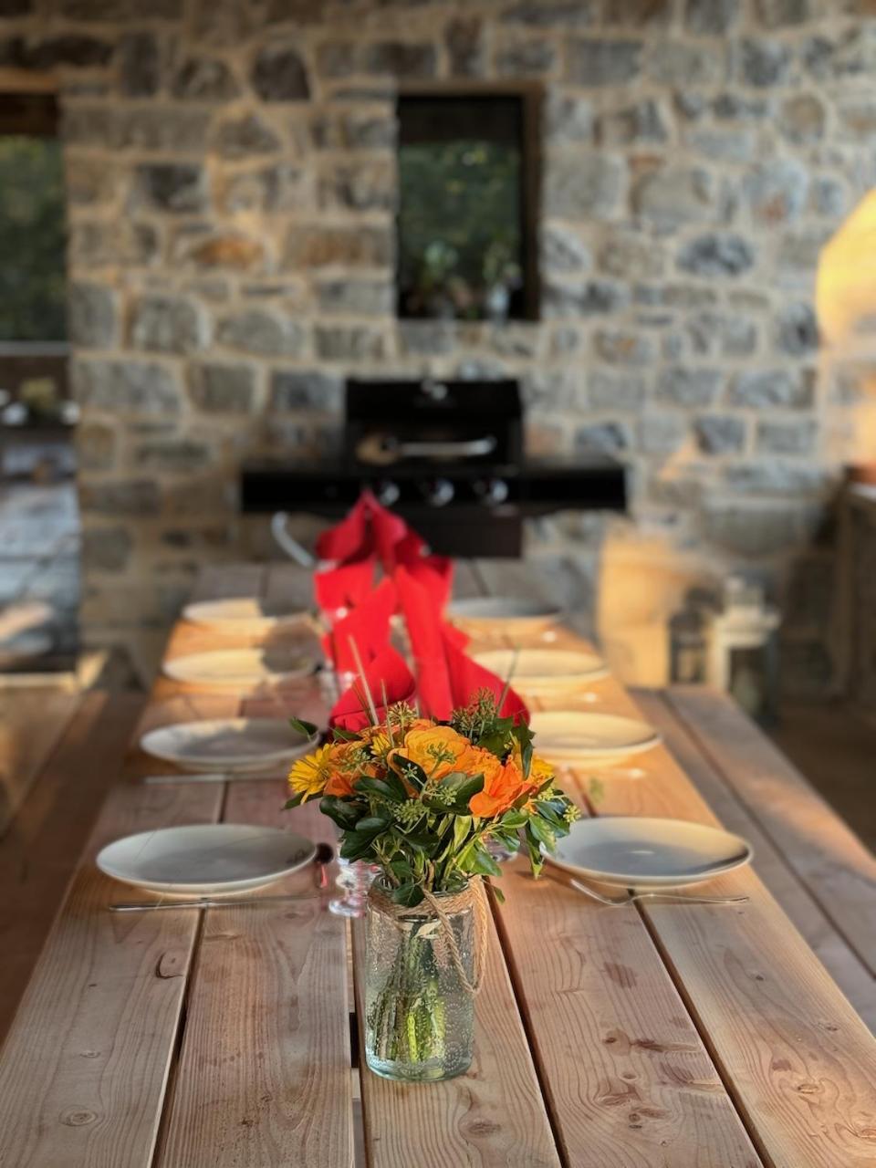 レ・ヴァン Luxurious Family House With Pool In Ardeche.ヴィラ エクステリア 写真